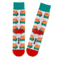 Alternative view of Hallmark - Dumpster Fire Novelty Crew Socks