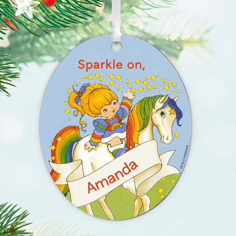 Hallmark - Rainbow Brite Metal Personalized Ornament, Custom Text - Image 2
