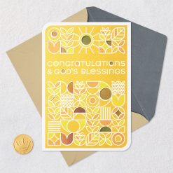 Alternative view of Hallmark - So Happy for You Religious Congratulations Card