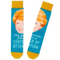 Hallmark - Blanche The Golden Girls Center of Attention Novelty Crew Socks