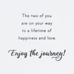 Alternative view of Hallmark - Enjoy the Journey Wedding Card