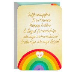 Hallmark - Always Remembered, Always Loved Sympathy Card for Loss of Dog