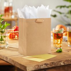 Alternative view of Hallmark - 9.6" Kraft Medium Gift Bag