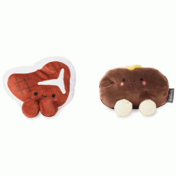 Alternative view of Hallmark - Better Together Steak and Potato Magnetic Plush, 4.25