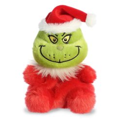 Hallmark - Aurora Palm Pals Dr. Seuss's Santa Grinch Plush, 5