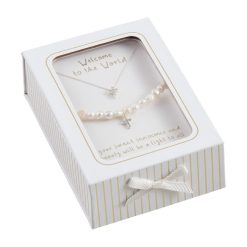 Alternative view of Hallmark - Mud Pie Cross Jewelry Gift Set for Baby