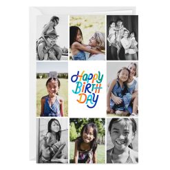 Hallmark - Photo Collage Frame Custom Birthday Card