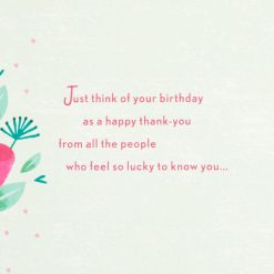 Alternative view of Hallmark - So Grateful to Have You in Our Lives Birthday Card
