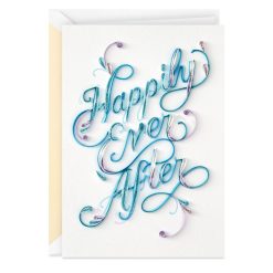 Hallmark - A Beautiful Life Together Quilled Paper Handmade Wedding Card
