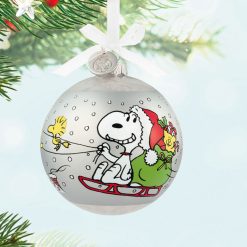 Alternative view of Hallmark - Peanuts 75th Anniversary Special Edition Glass Ornament