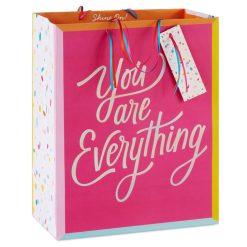Hallmark - 13" Pink You Are Everything Large Gift Bag