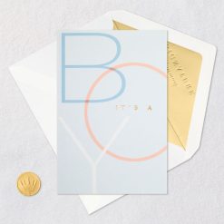 Alternative view of Hallmark - Enjoy Every Moment of Wonder New Baby Boy Card