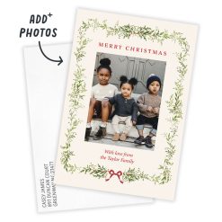 Alternative view of Hallmark - Classy Garland Flat Christmas Photo Card
