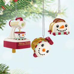 Alternative view of Hallmark - Mini Cooking Up Christmas Ornaments, Set of 3