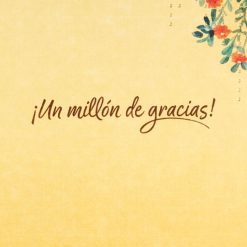 Alternative view of Hallmark - Nice Things Bloom From You Spanish-Language Thank You Card