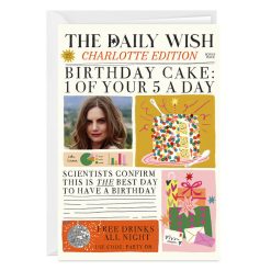 Hallmark - Birthday Cake News Custom Card