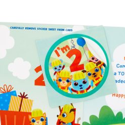 Alternative view of Hallmark - Tons of Birthday Fun 2nd Birthday Card With Sticker