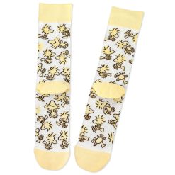Alternative view of Hallmark - Peanuts Woodstock Collage Novelty Crew Socks