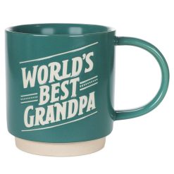 Hallmark - World's Best Grandpa Teal Mug, 16 oz.
