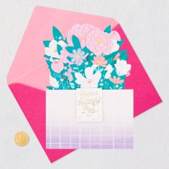 Alternative view of Hallmark - Flower Bouquet Have a Beautiful Day 3D Pop-Up Card