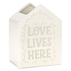Hallmark - Love Lives Here House-Shaped Vase