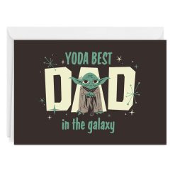 Hallmark - Star Wars Yoda Best Dad Custom Father's Day Card