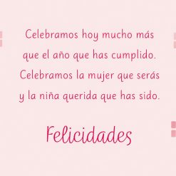 Alternative view of Hallmark - Today We Celebrate You Spanish-Language Quinceaera Card