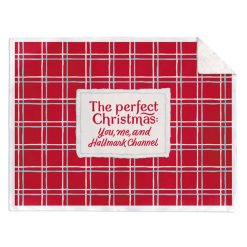 Hallmark - Hallmark - Channel Perfect Christmas Oversized Throw Blanket, 60x80