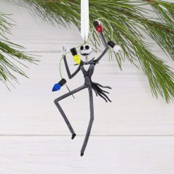 Alternative view of Hallmark - Disney Tim Burton's The Nightmare Before Christmas Jack Skellington With Lights Hallmark - Ornament
