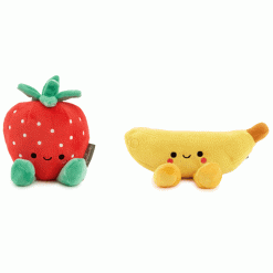 Alternative view of Hallmark - Better Together Strawberry and Banana Magnetic Plush Pair, 5.5