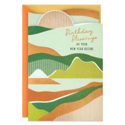 Hallmark - Blessings As Your New Year Begins Religious Birthday Card