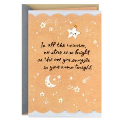 Hallmark - A Star So Bright New Baby Girl Card