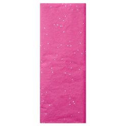 Hallmark - Sparkling Dots on Hot Pink Tissue Paper, 6 sheets