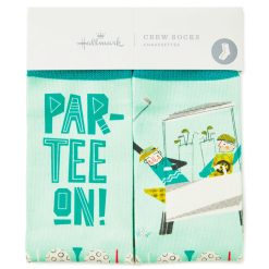 Alternative view of Hallmark - Par-tee On Golf Funny Crew Socks