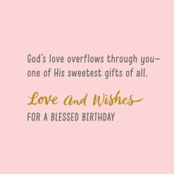 Alternative view of Hallmark - You Are a Gift From God Religious Birthday Card for Grandma