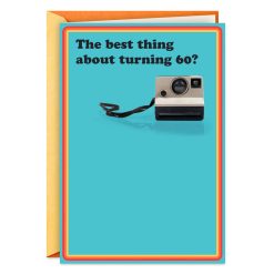 Hallmark - Retro Camera Funny 60th Birthday Card