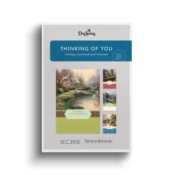 Alternative view of Hallmark - Thomas Kinkade Assorted Religious Thinking of You Cards, Box of 12