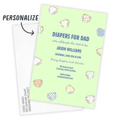 Alternative view of Hallmark - Diaper Party Celebration Flat Baby Shower Invitation