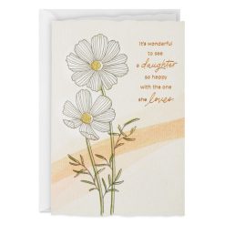 Hallmark - Wonderful to See You So Happy Anniversary Card for Daughter and Spouse