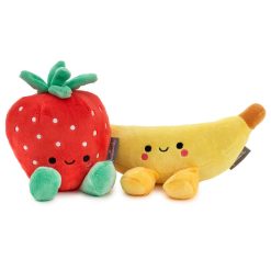 Hallmark - Better Together Strawberry and Banana Magnetic Plush Pair, 5.5