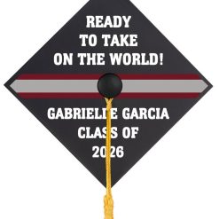 Alternative view of Hallmark - Graduation Cap Personalized Ornament, Custom Text