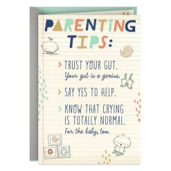 Hallmark - Parenting Tips New Baby Card