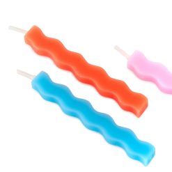 Alternative view of Hallmark - Colorful Zig Zag Birthday Candles, Pack of 6