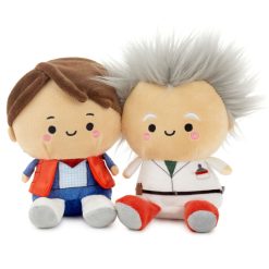 Hallmark - Better Together Back to the Future Doc and Marty McFly Magnetic Plush Pair, 5.5 H