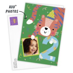 Alternative view of Hallmark - Festive Tiger Custom 2nd Birthday Card