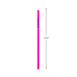 Alternative view of Hallmark - Colorful Square Birthday Candles, Pack of 6