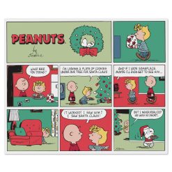 Alternative view of Hallmark - Peanuts Christmas Comic Strip Throw Blanket, 50x60
