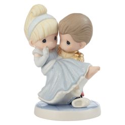 Hallmark - Precious Moments Disney Prince Charming and Cinderella Figurine, 5.51