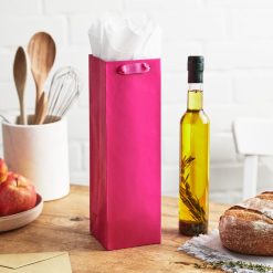 Alternative view of Hallmark - 13" Hot Pink Wine Gift Bag
