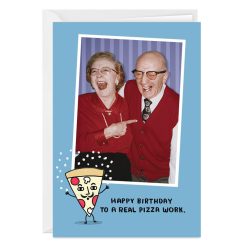 Hallmark - A Real Pizza Work Funny Custom Birthday Card